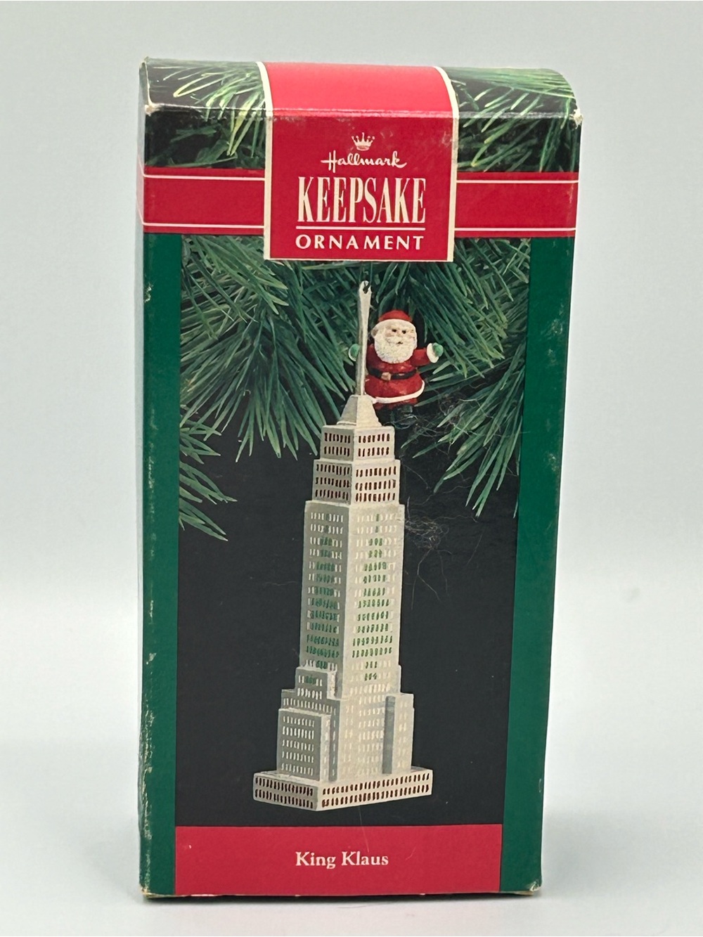 Funny King Klaus Silver Tower (Holiday Home) Christmas Ornament Hallmark
